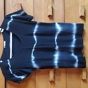 GUC Pois Made in Italy: short-sleeved t-shirt, black/white tie-dye